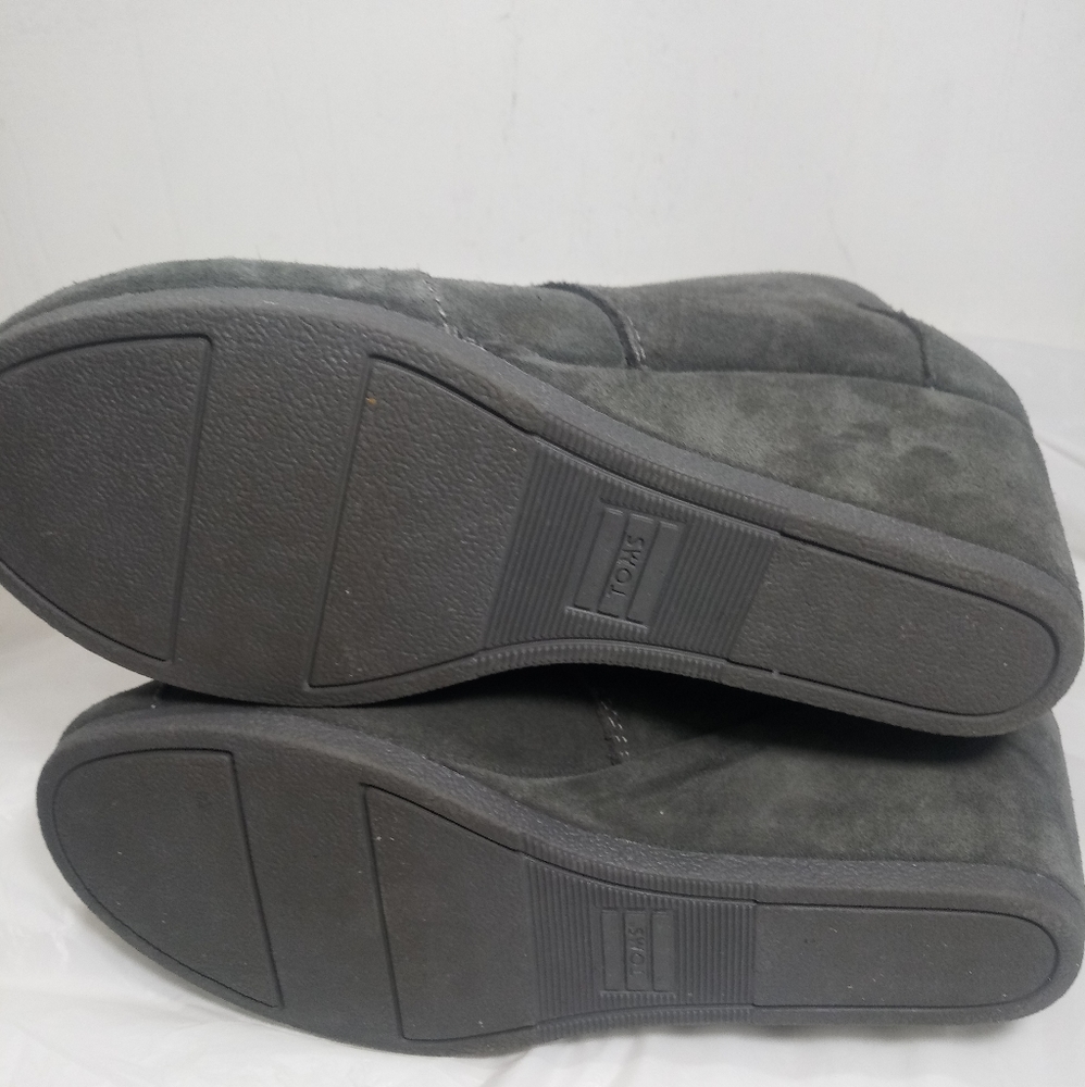 TOMS desert Castle Rock suede ANKLE WEDGES. 🔢 - Picture 6 of 7